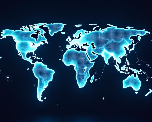 Global industrial IoT connectivity network representation